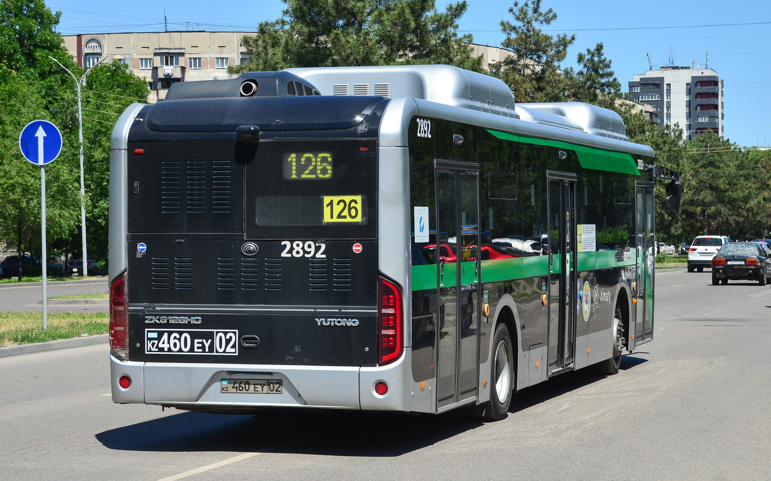 Almaty, Yutong ZK6126HG (QazTehna) # 2892