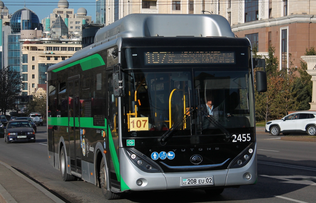 Almaty, Yutong ZK6890HGQ (QazTehna) # 2455
