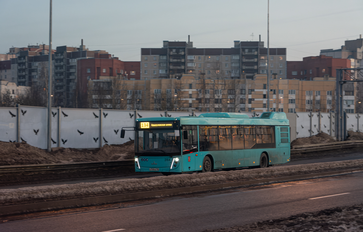 Saint Petersburg, MAZ-203.047 Nr. 2154
