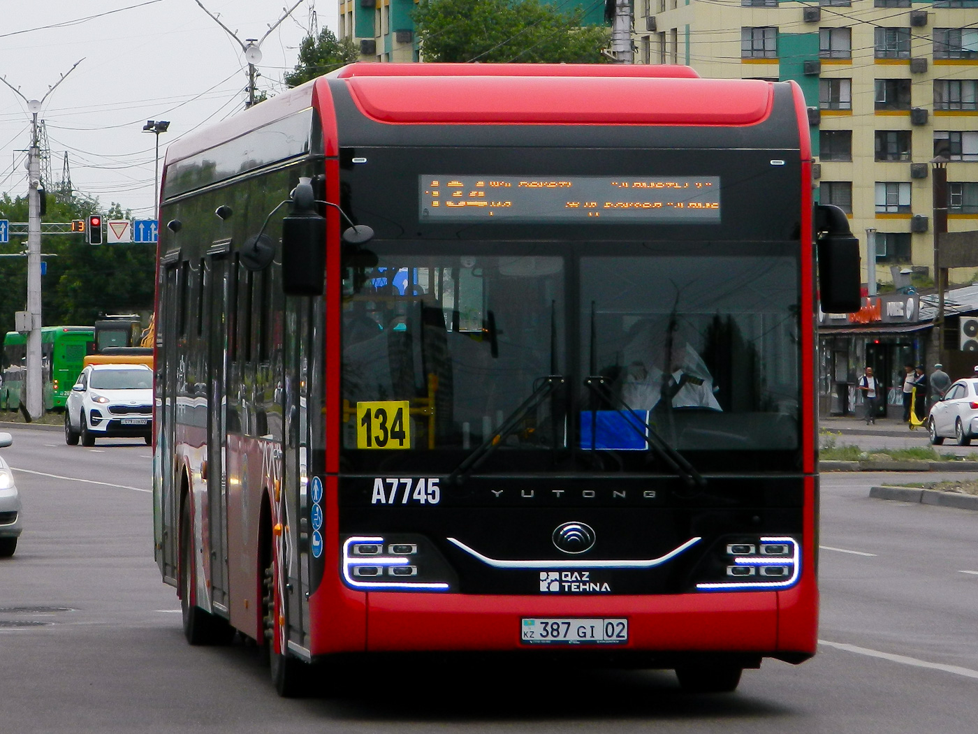 Almaty, Yutong E12PRO (ZK6126BEVG) # A7745