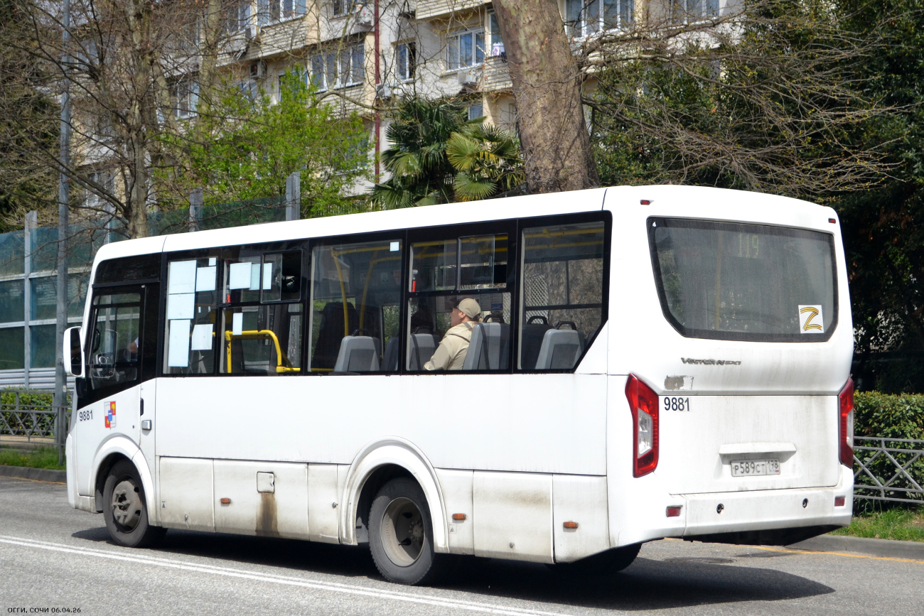 Sochi, PAZ-320405-04 "Vector Next" # 9881