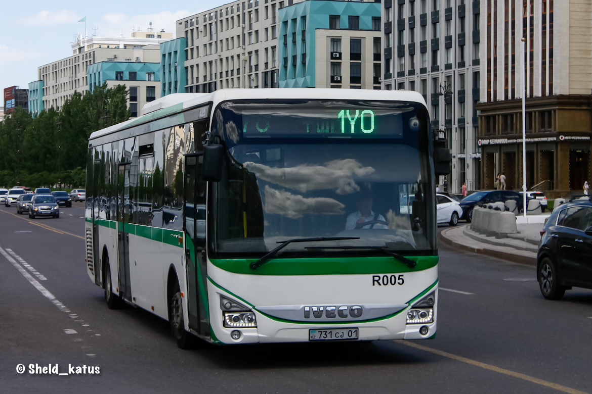 Astana, IVECO Crossway LE 13M (SaryarkaAvtoProm) # R005