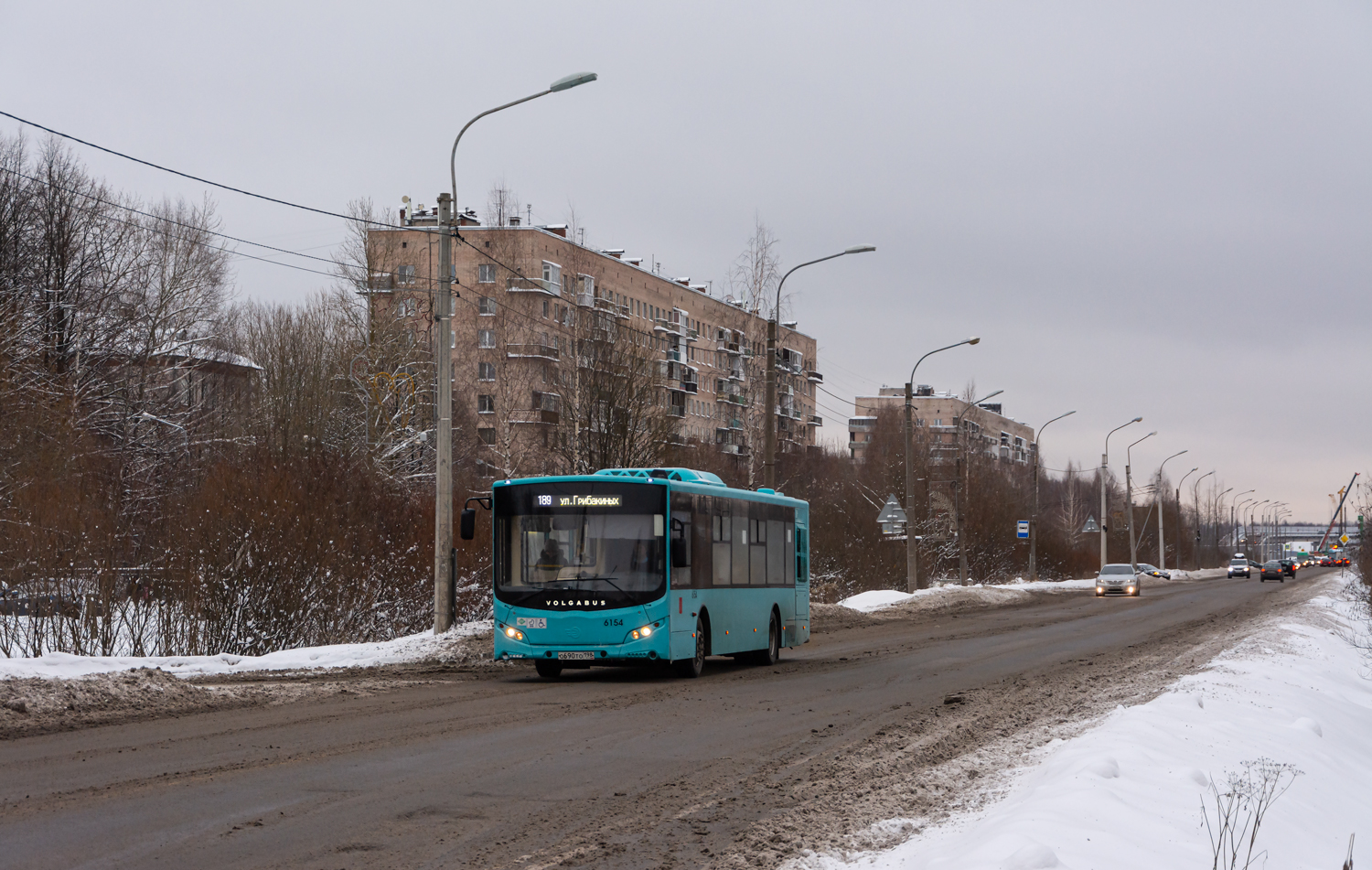 Saint Petersburg, Volgabus-5270.G2 (LNG) No. 6154