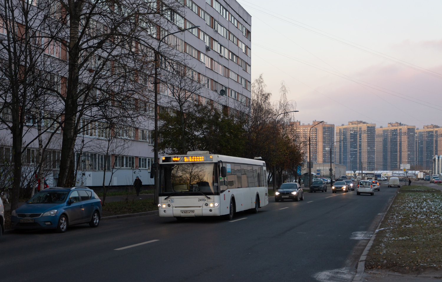 Saint Petersburg, LiAZ-5292.60 # 2490