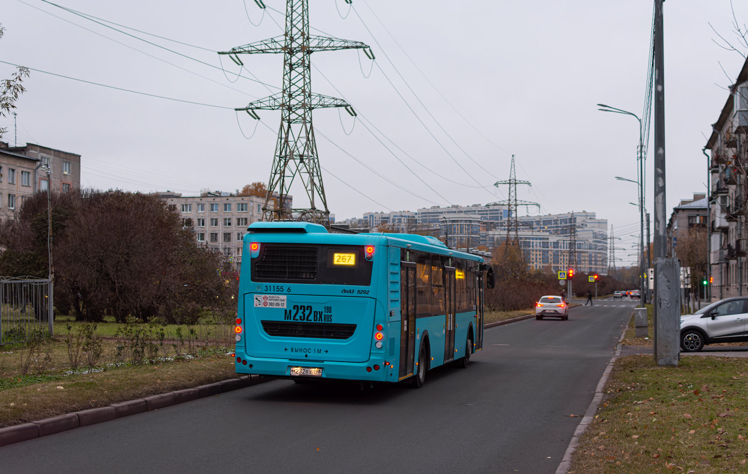 Saint Petersburg, LiAZ-5292.67 (LNG) # 31155