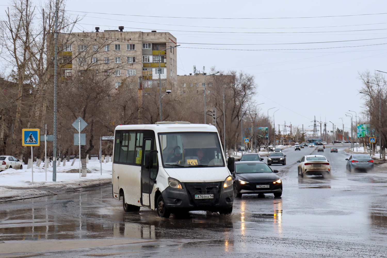 Pavlodar, GAZ-A63R42 Next # 676 EKA 14
