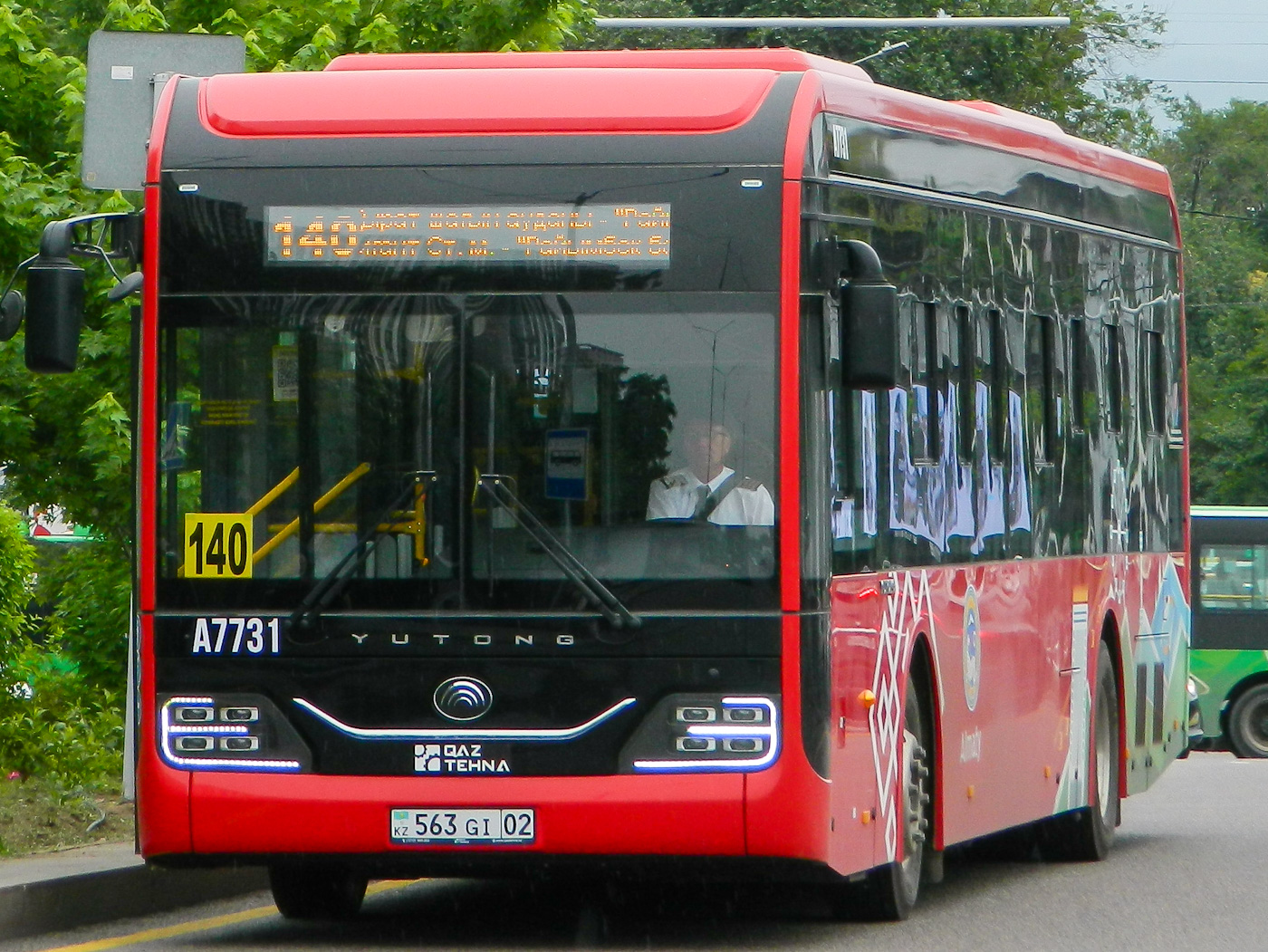 Almaty, Yutong E12PRO (ZK6126BEVG) # A7731