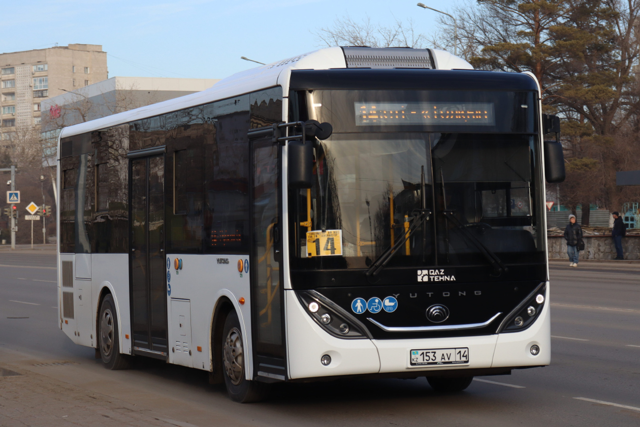 Pavlodar, Yutong ZK6890HGQ (QazTehna) # 153 AV 14