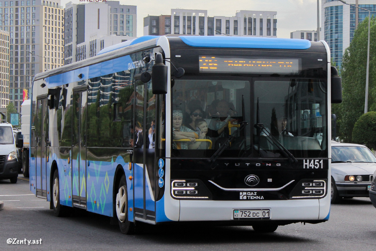 Astana, Yutong ZK6126HG (QazTehna) # H451