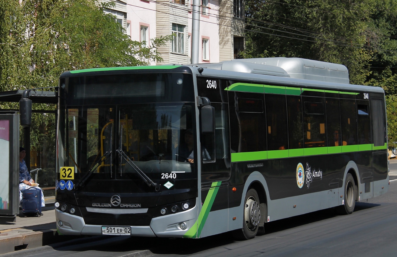 Almaty, Golden Dragon XML6125CN (Hyundai Trans Auto) # 2640