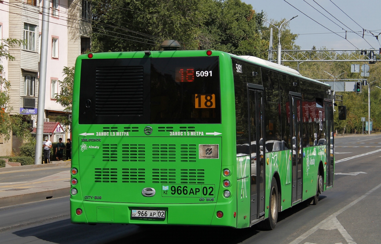 Almaty, Golden Dragon XML6125CR (Hyundai Trans Auto) # 5091