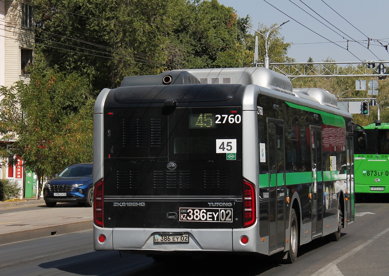 Almaty, Yutong ZK6126HG (QazTehna) # 2760