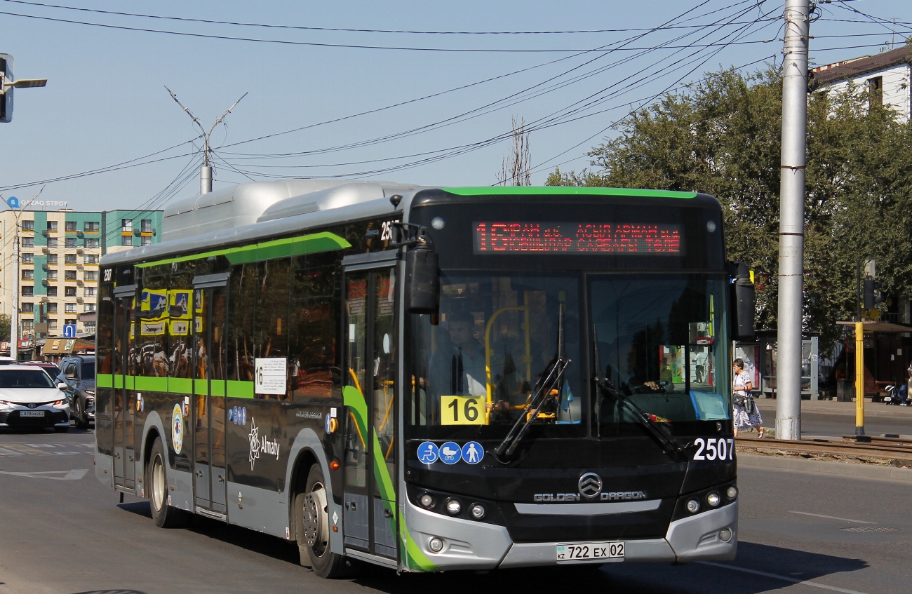 Almaty, Golden Dragon XML6125CN (Hyundai Trans Auto) # 2507