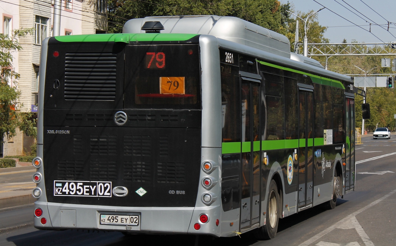 Almaty, Golden Dragon XML6125CN (Hyundai Trans Auto) # 2651