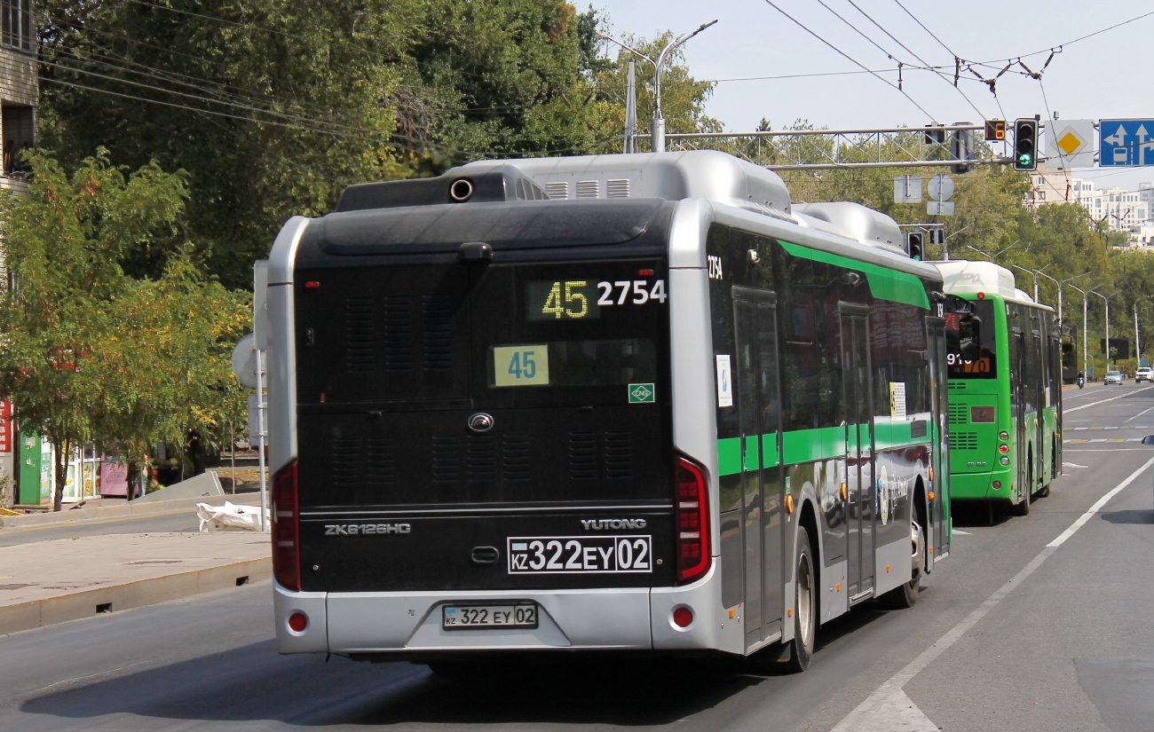 Almaty, Yutong ZK6126HG (QazTehna) # 2754