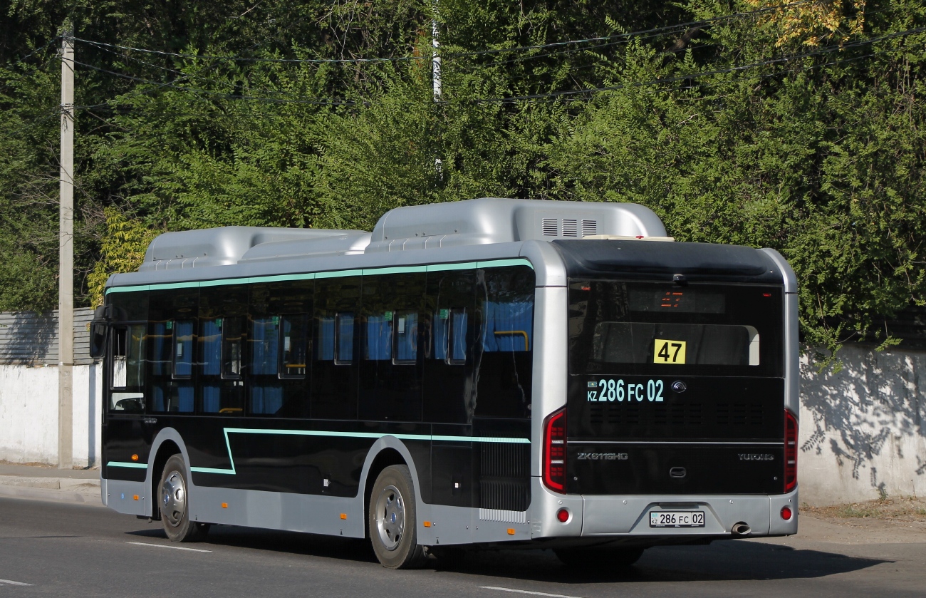 Almaty, Yutong ZK6116HG (QazTehna) # 286 FC 02