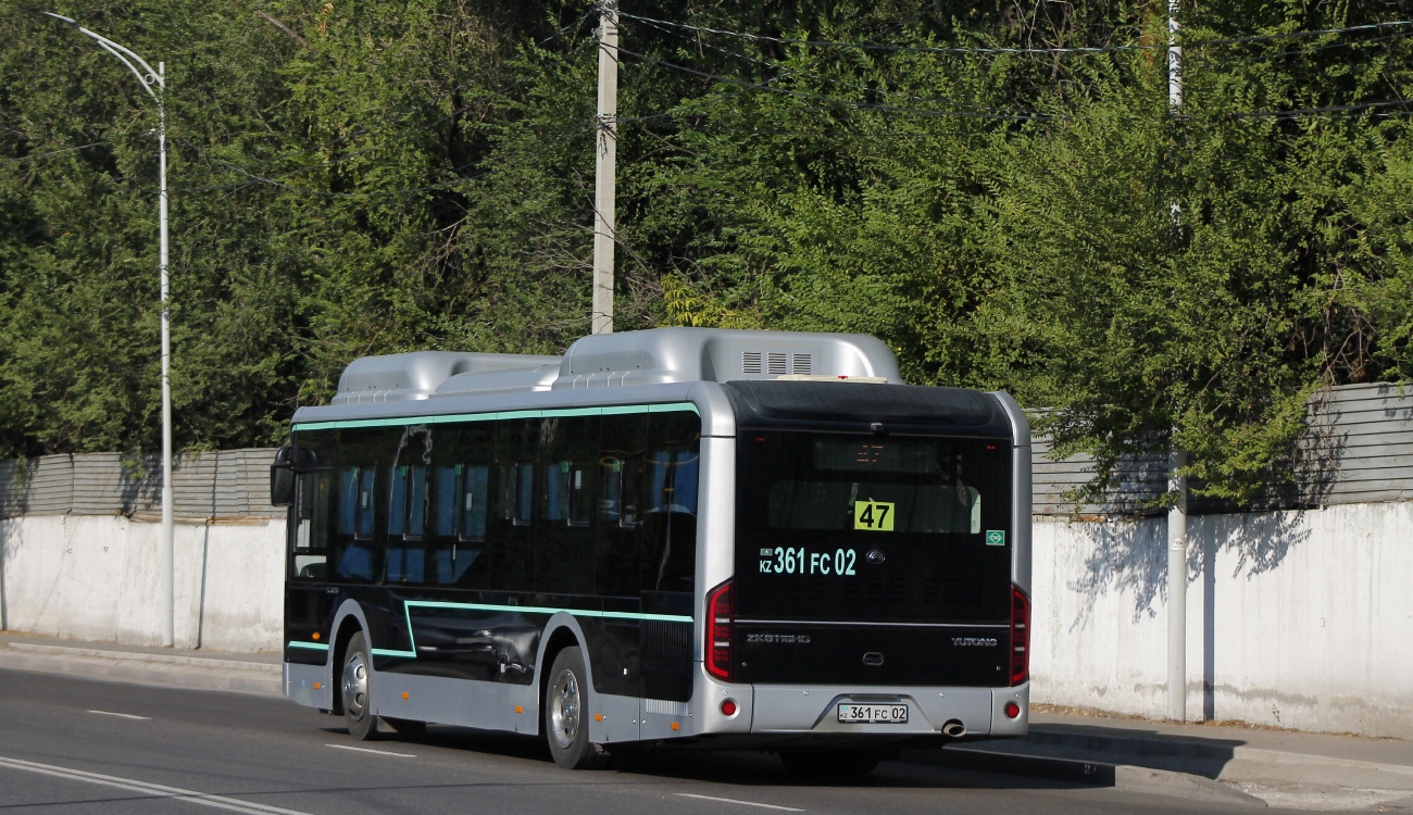 Almaty, Yutong ZK6116HG (QazTehna) # 361 FC 02