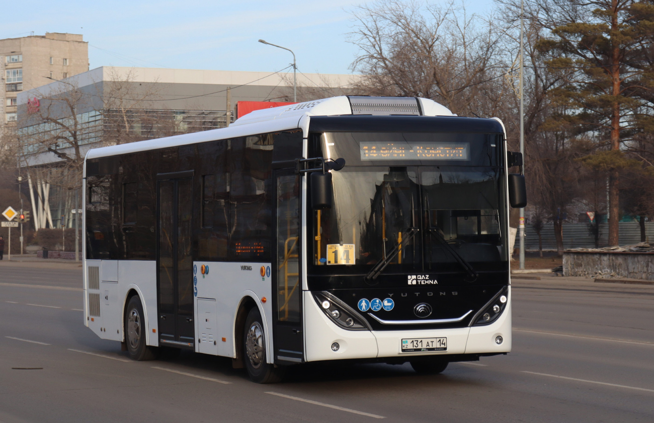 Pavlodar, Yutong ZK6890HGQ (QazTehna) # 131 AT 14