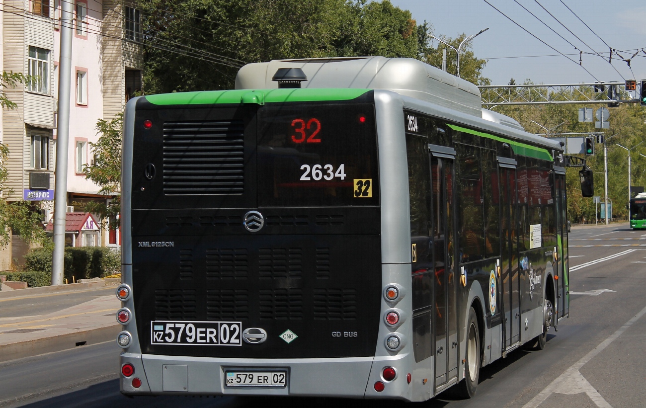 Almaty, Golden Dragon XML6125CN (Hyundai Trans Auto) # 2634