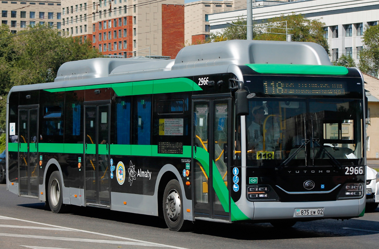 Almaty, Yutong ZK6126HG (QazTehna) # 2966