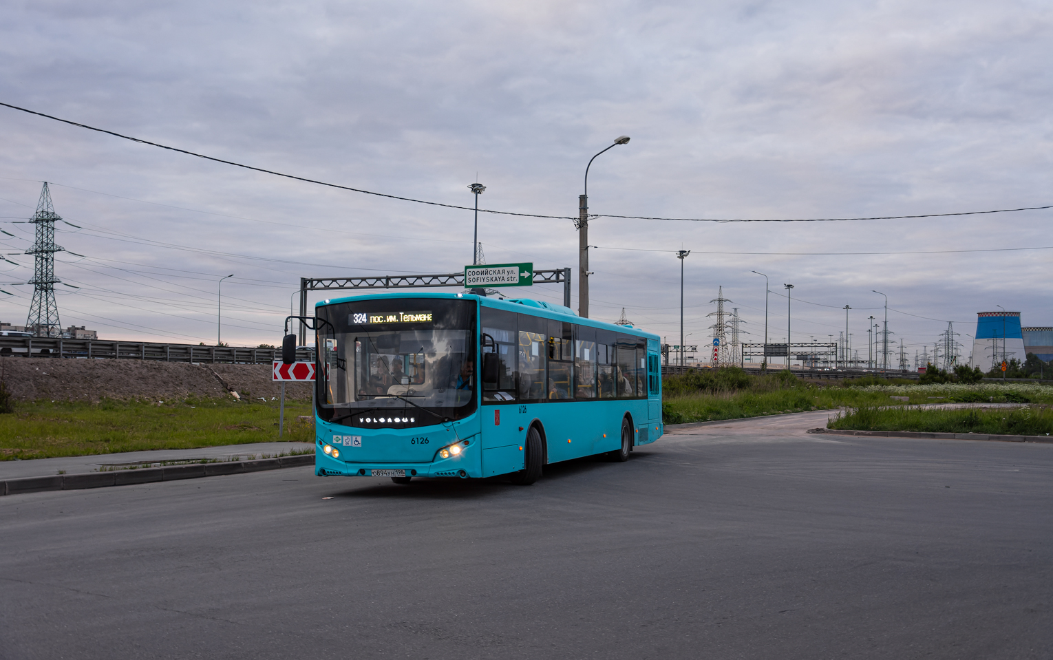 Saint Petersburg, Volgabus-5270.G2 (LNG) # 6126