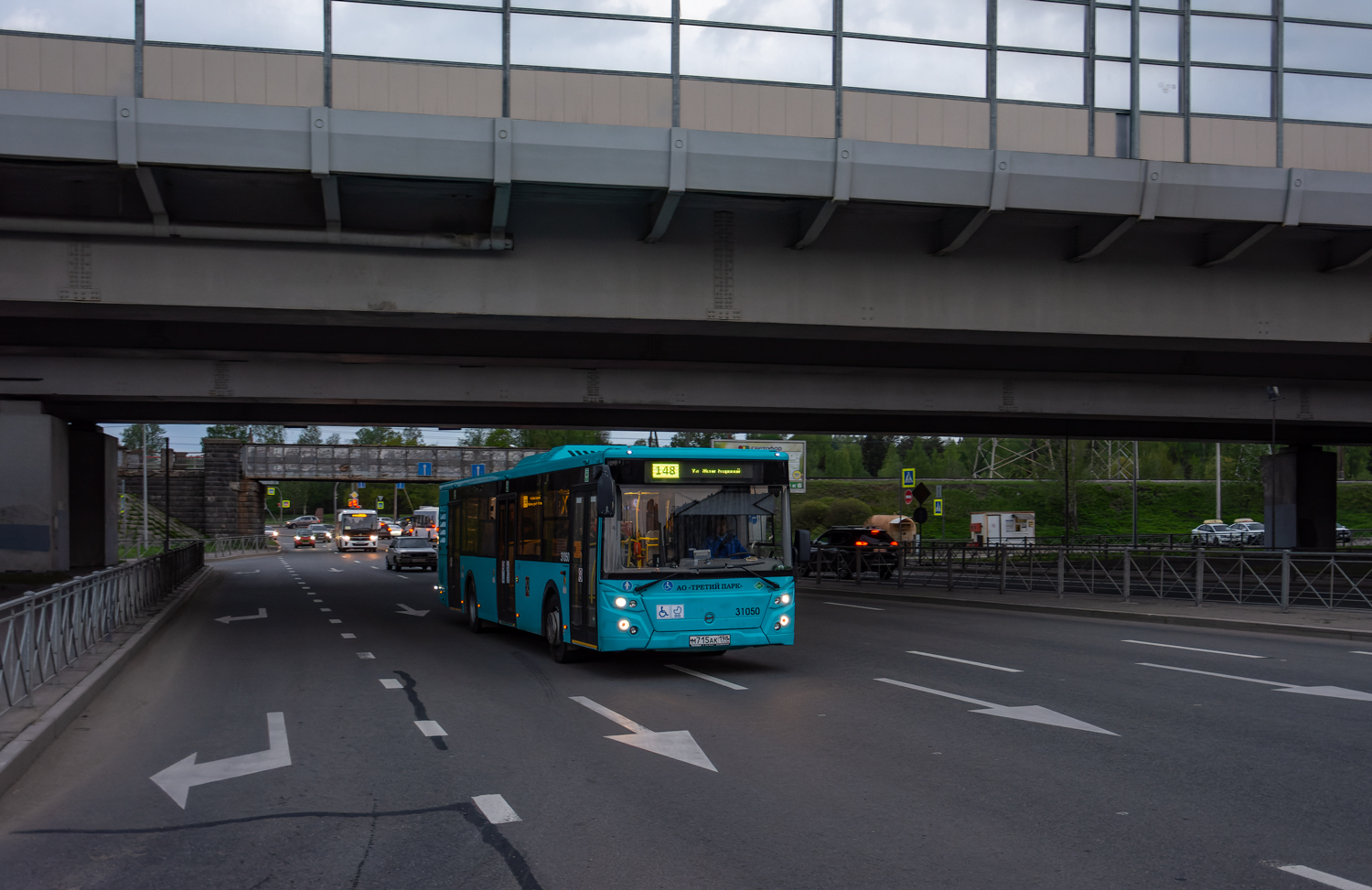 Saint Petersburg, LiAZ-5292.67 (LNG) # 31050