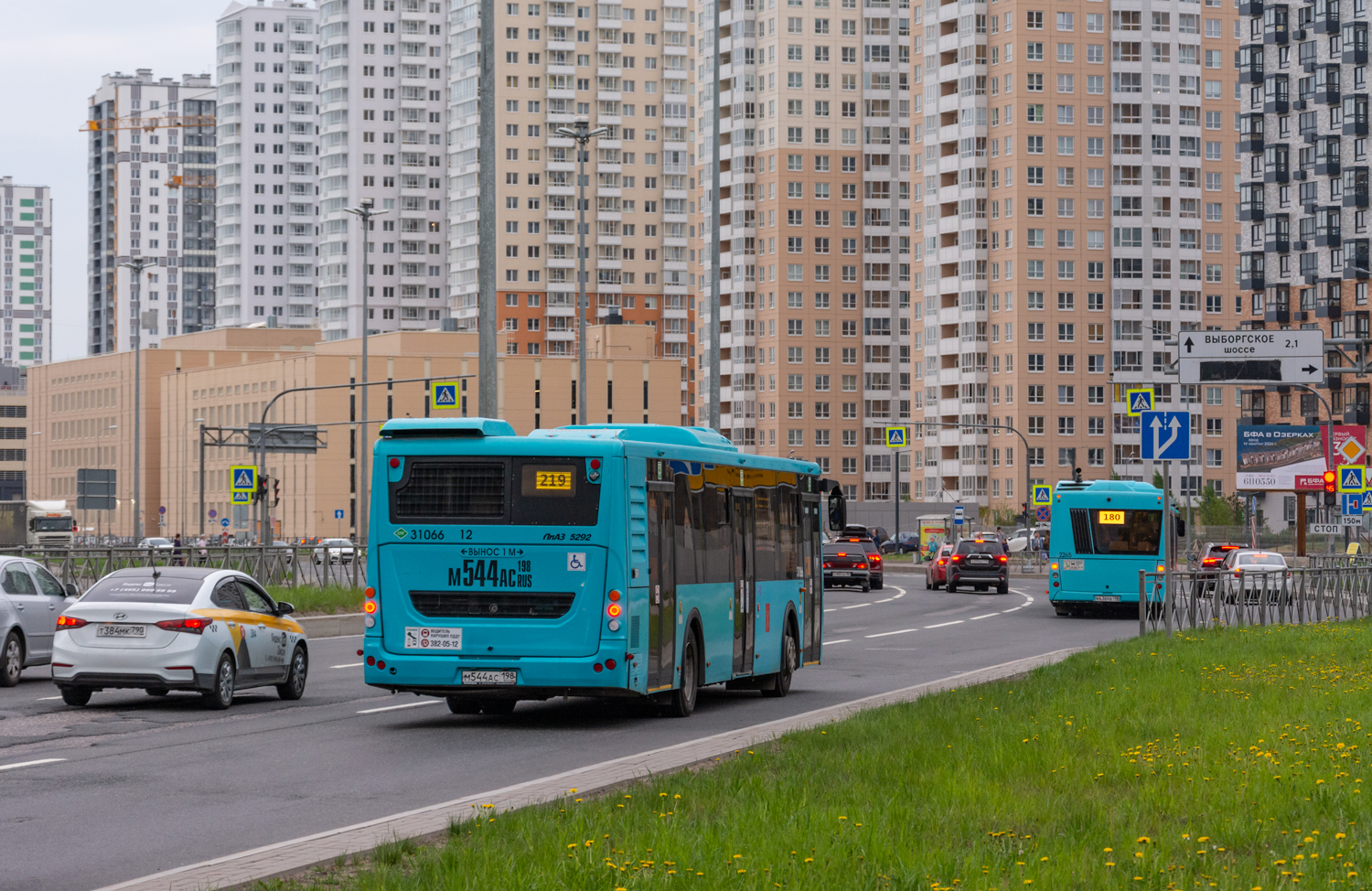 Saint Petersburg, LiAZ-5292.67 (LNG) # 31066