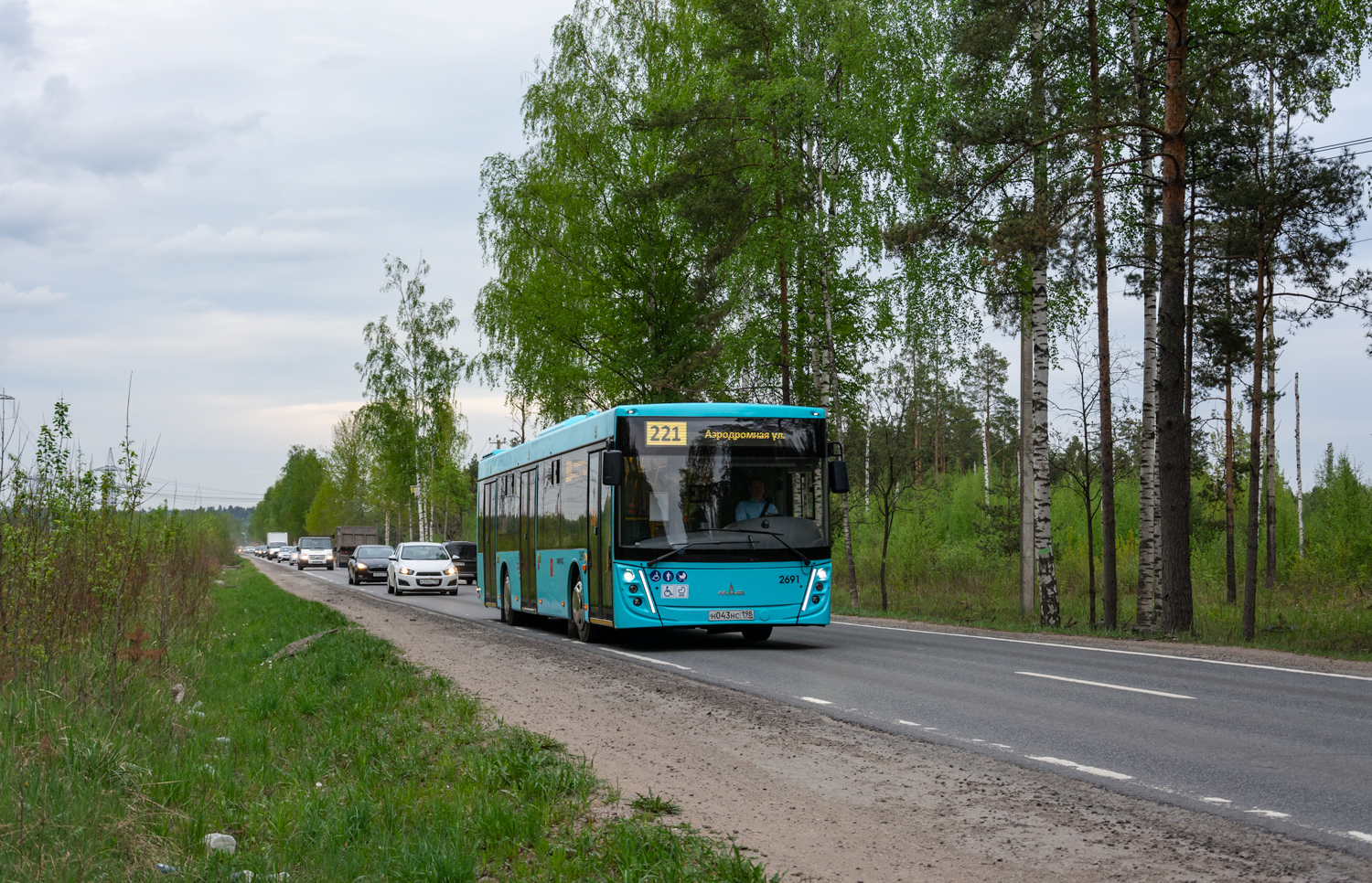 Saint Petersburg, MAZ-203.047 # 2691