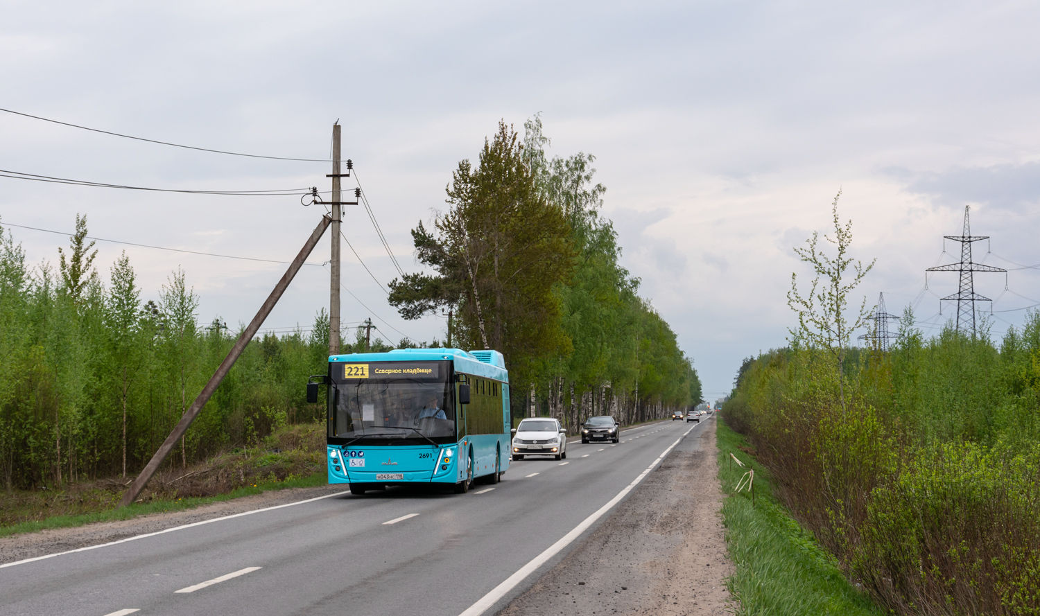 Saint Petersburg, MAZ-203.047 # 2691
