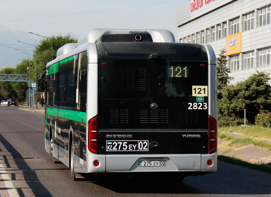 Almaty, Yutong ZK6126HG (QazTehna) # 2823