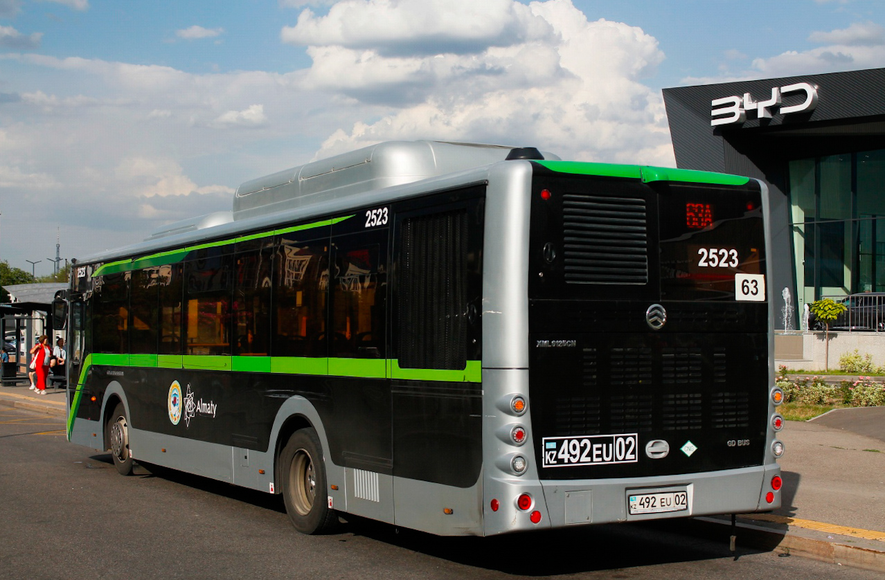 Almaty, Golden Dragon XML6125CN (Hyundai Trans Auto) # 2523