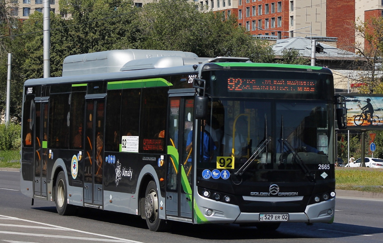Almaty, Golden Dragon XML6125CN (Hyundai Trans Auto) # 2665