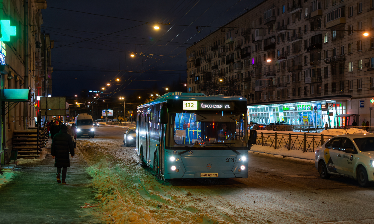 Saint Petersburg, LiAZ-5292.65 # 6821