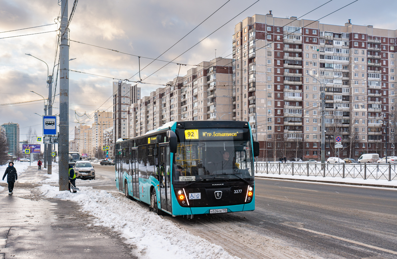Saint Petersburg, NefAZ-5299-40-52 No. 3377