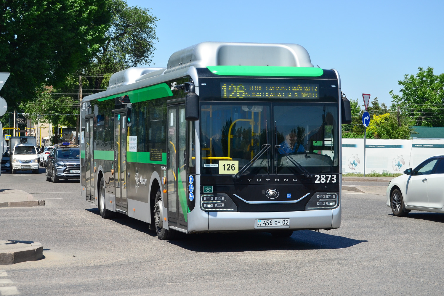 Almaty, Yutong ZK6126HG (QazTehna) # 2873