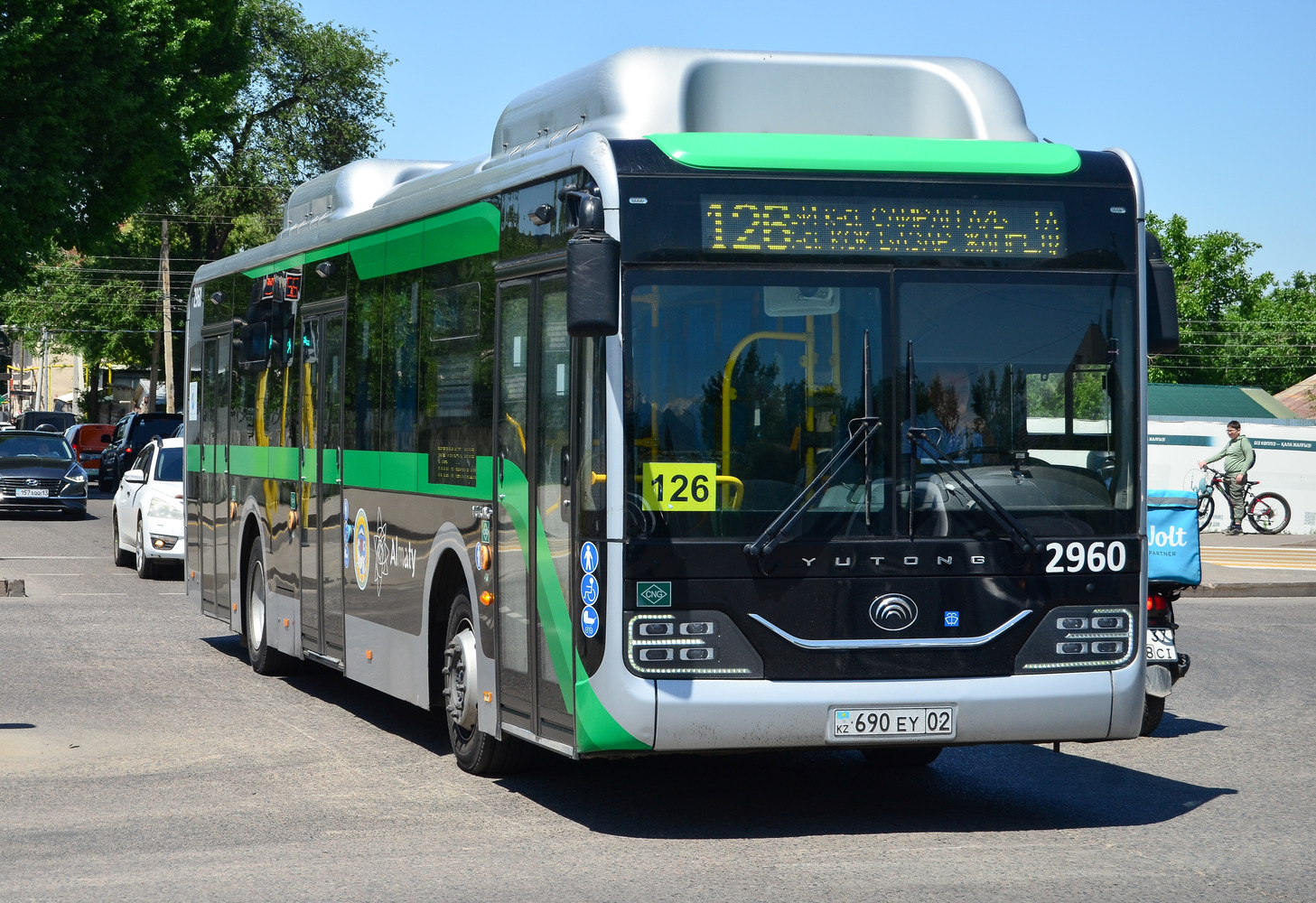 Almaty, Yutong ZK6126HG (QazTehna) # 2960