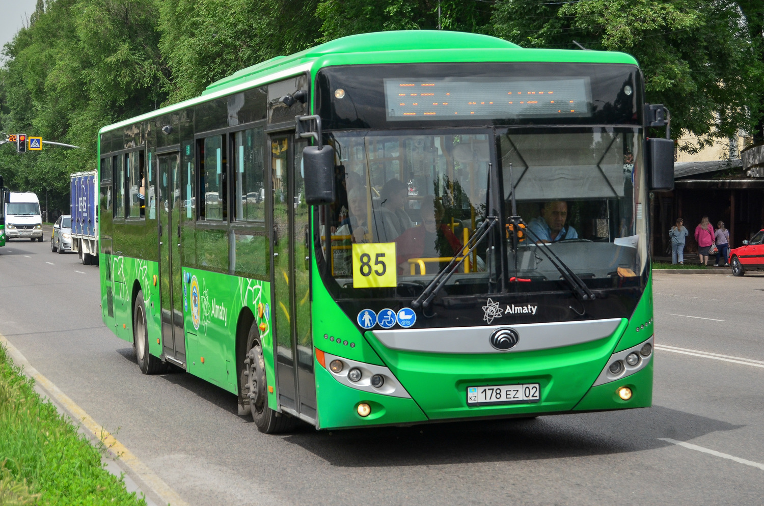 Almaty, Yutong ZK6118HGA (QazTehna) # 178 EZ 02