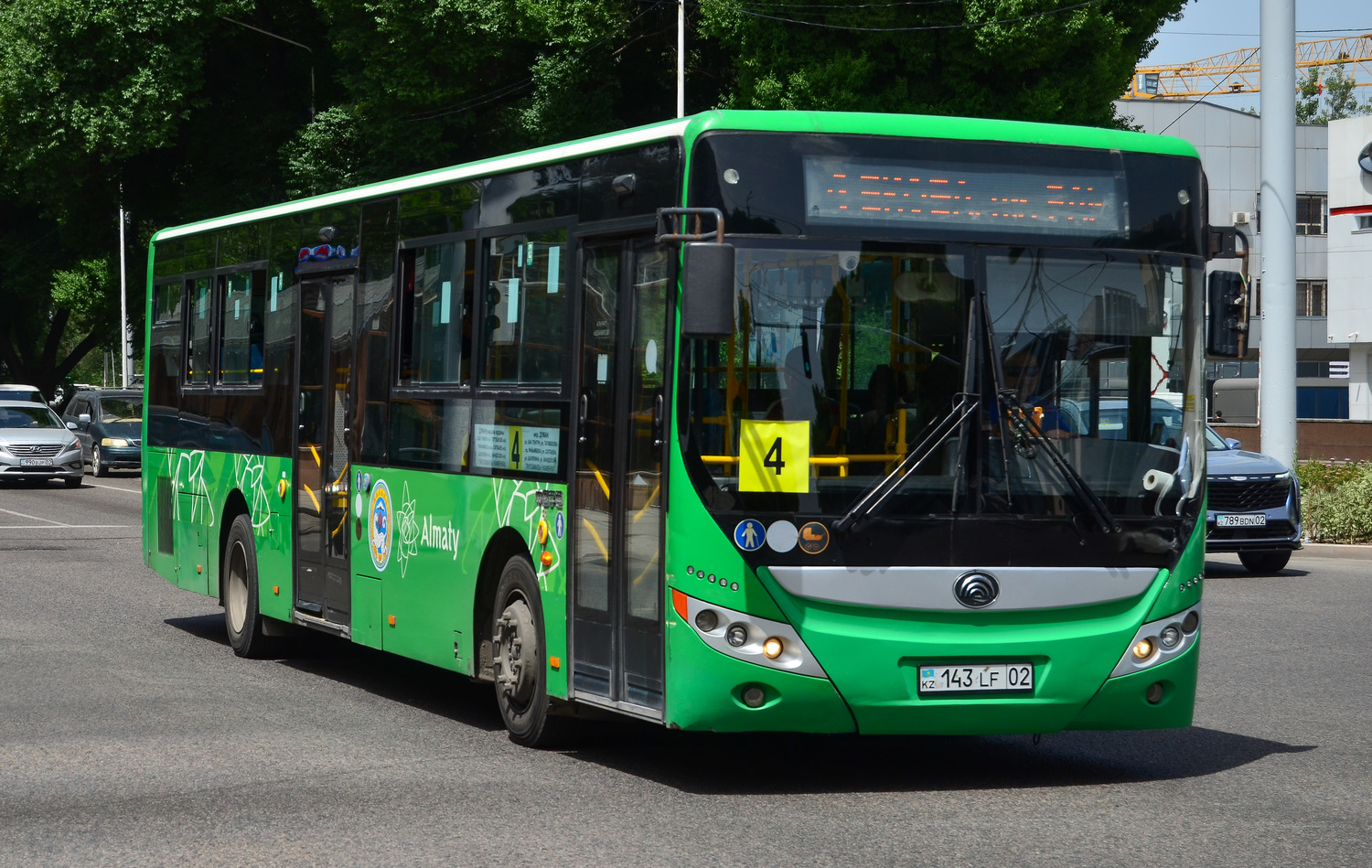 Almaty, Yutong ZK6118HGA # 143 LF 02