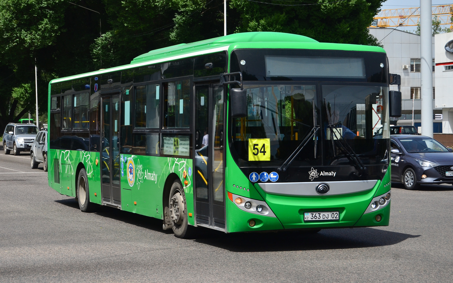 Almaty, Yutong ZK6118HGA (QazTehna) # 363 DJ 02