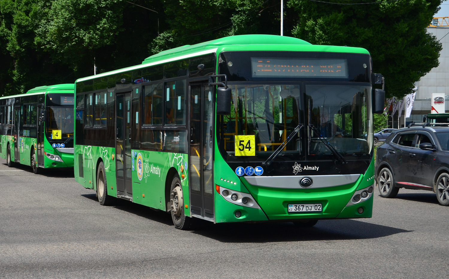 Алматы, Yutong ZK6118HGA (QazTehna) № 367 DJ 02
