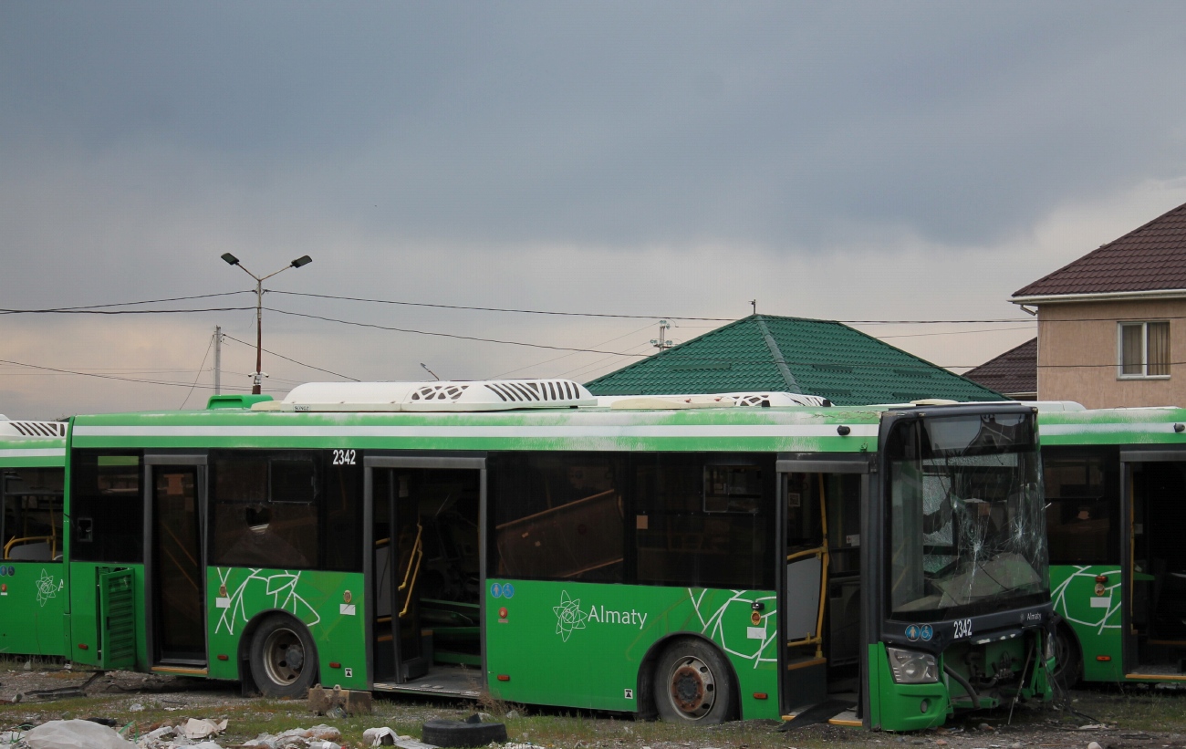 Almaty, LiAZ-4292.60 # 2342; Almaty — Various photos