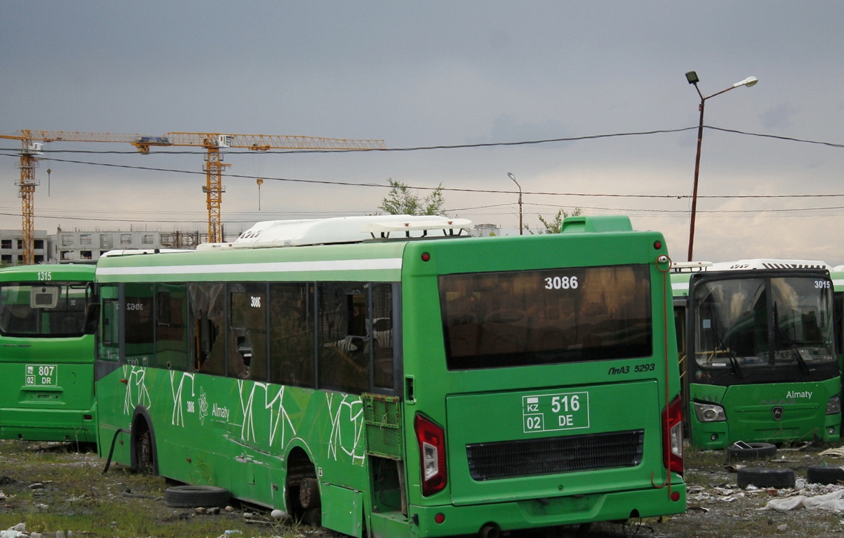 Almaty, LiAZ-5293.60 # 3086