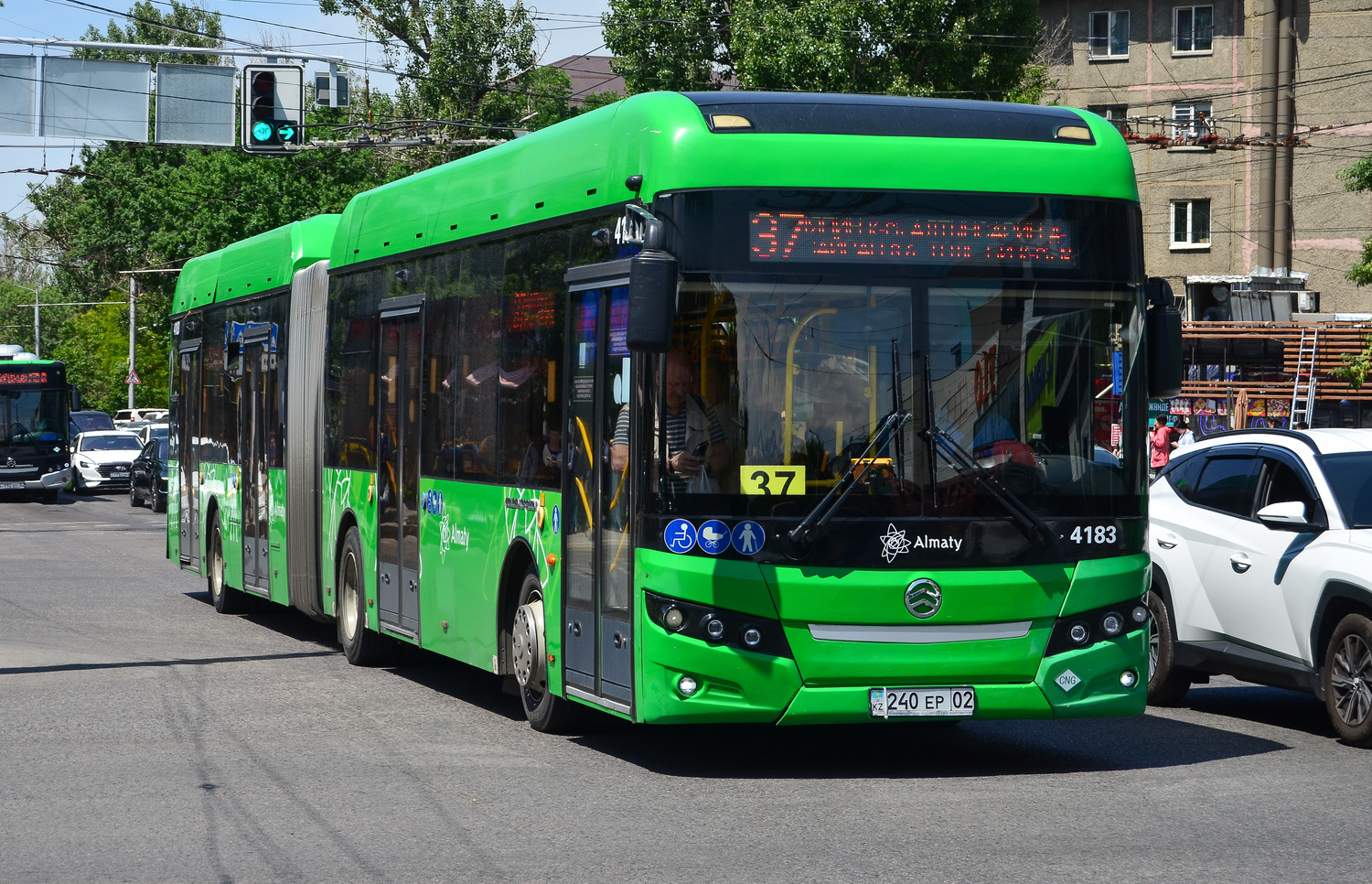 Almaty, Golden Dragon XML6185J13C (Hyundai Trans Auto) # 4183