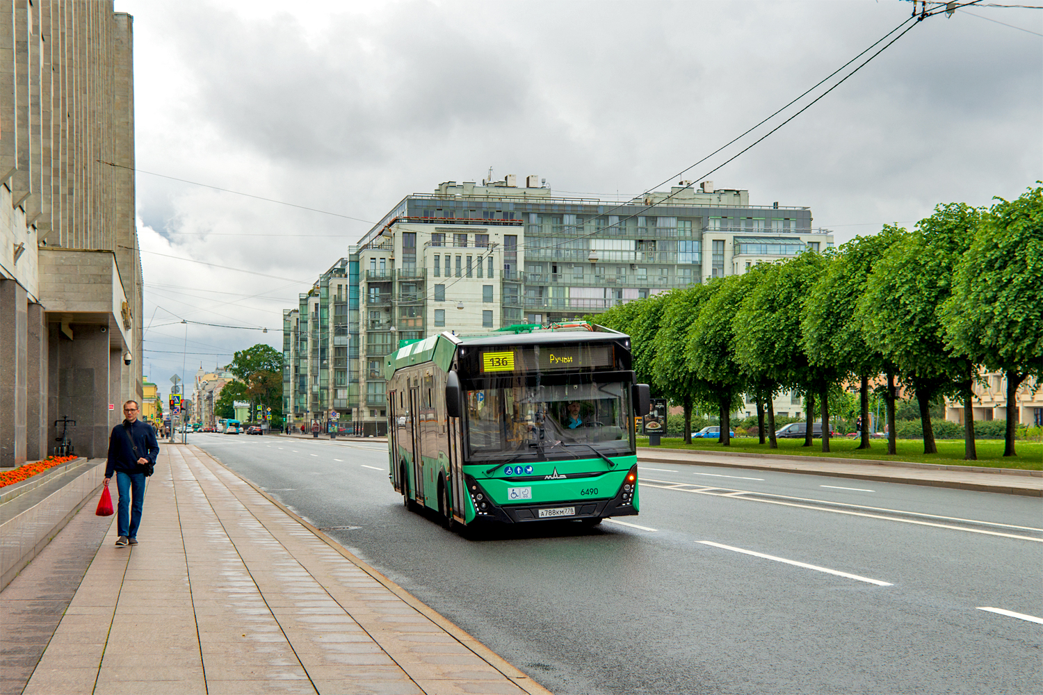 Saint Petersburg, MAZ-303.E23 # 6490