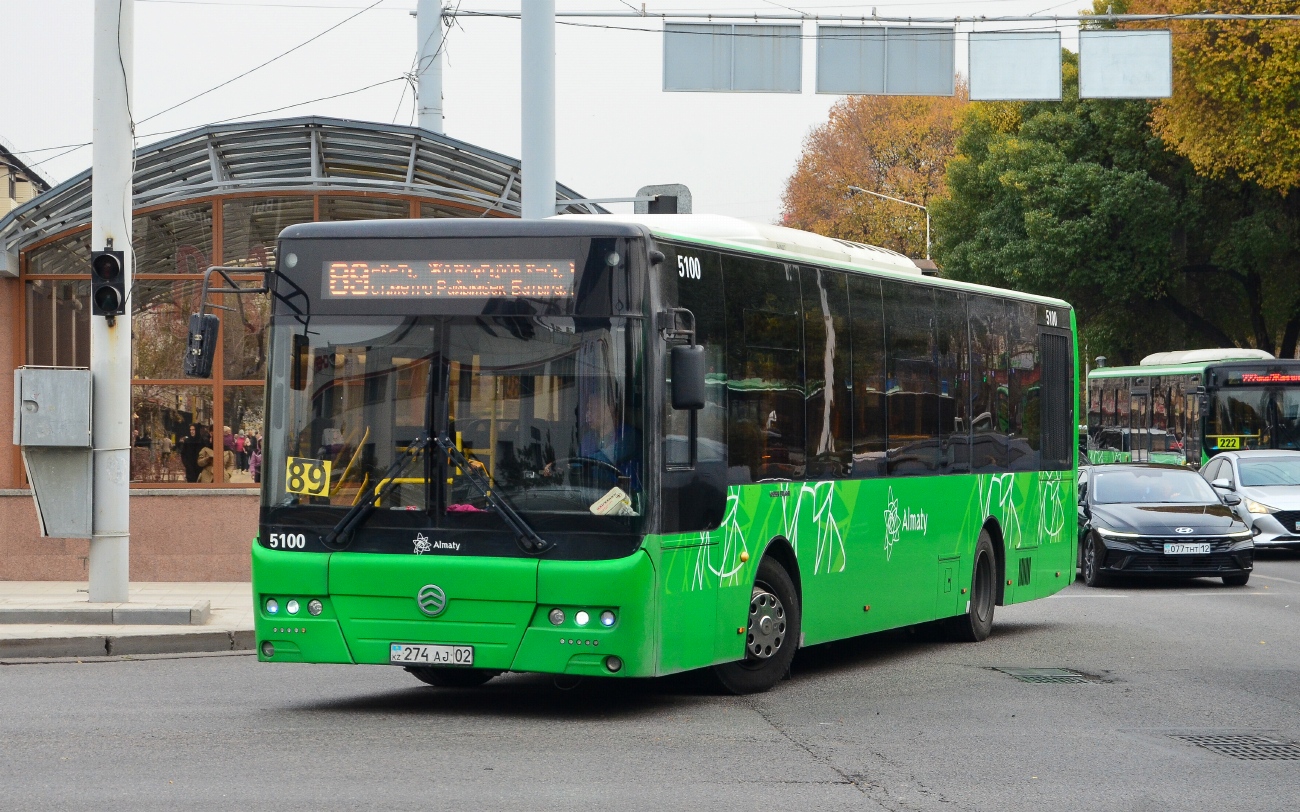 Almaty, Golden Dragon XML6125CR (Hyundai Trans Auto) # 5100