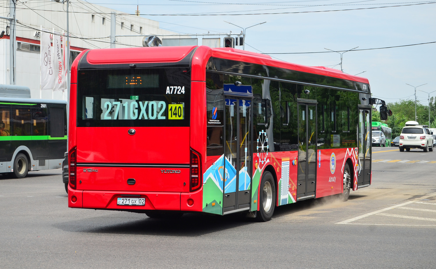 Almaty, Yutong E12PRO (ZK6126BEVG) # A7724