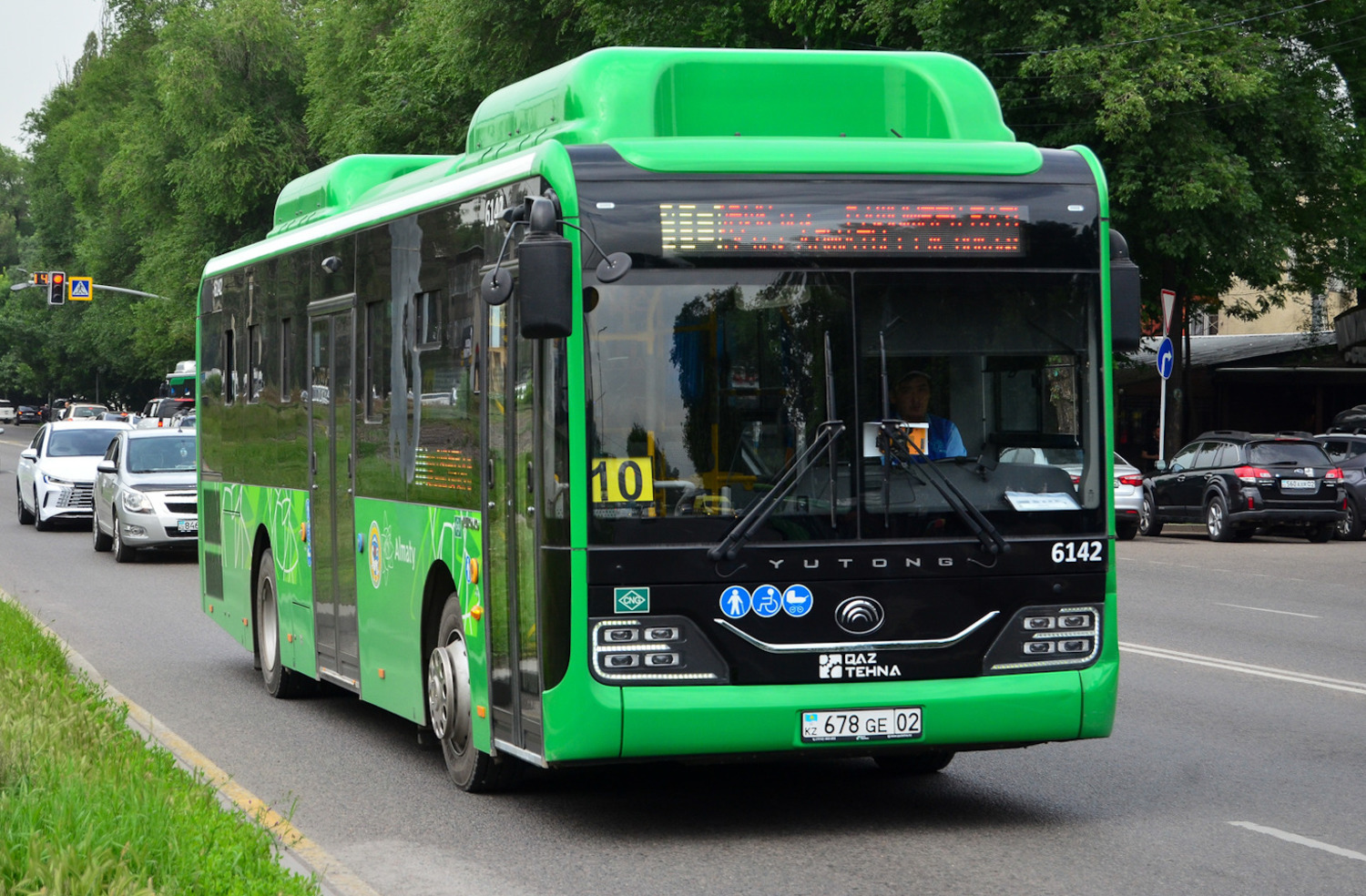 Almaty, Yutong ZK6116HG (QazTehna) # 6142