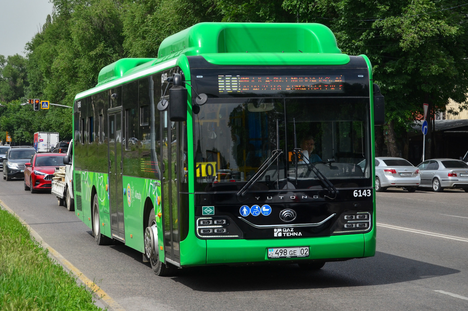 Almaty, Yutong ZK6116HG (QazTehna) # 6143