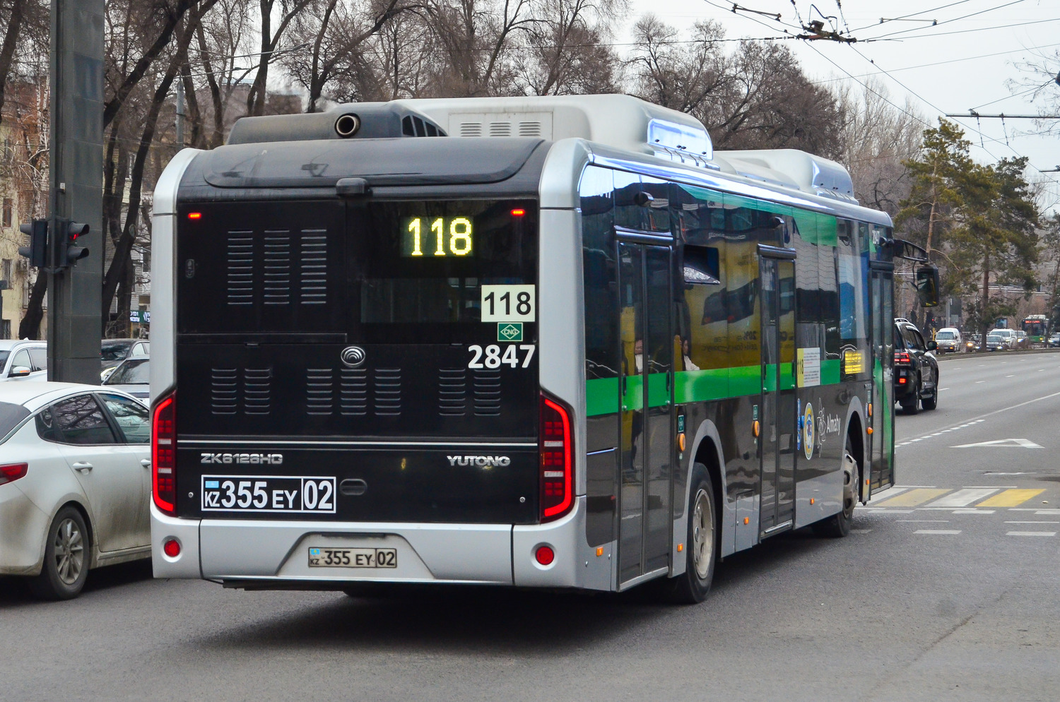 Almaty, Yutong ZK6126HG (QazTehna) # 2847