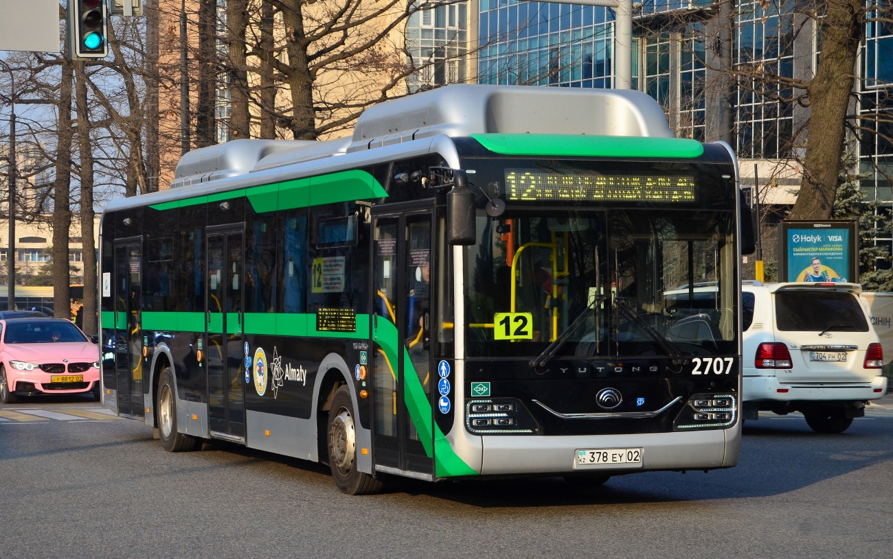 Almaty, Yutong ZK6126HG (QazTehna) # 2707